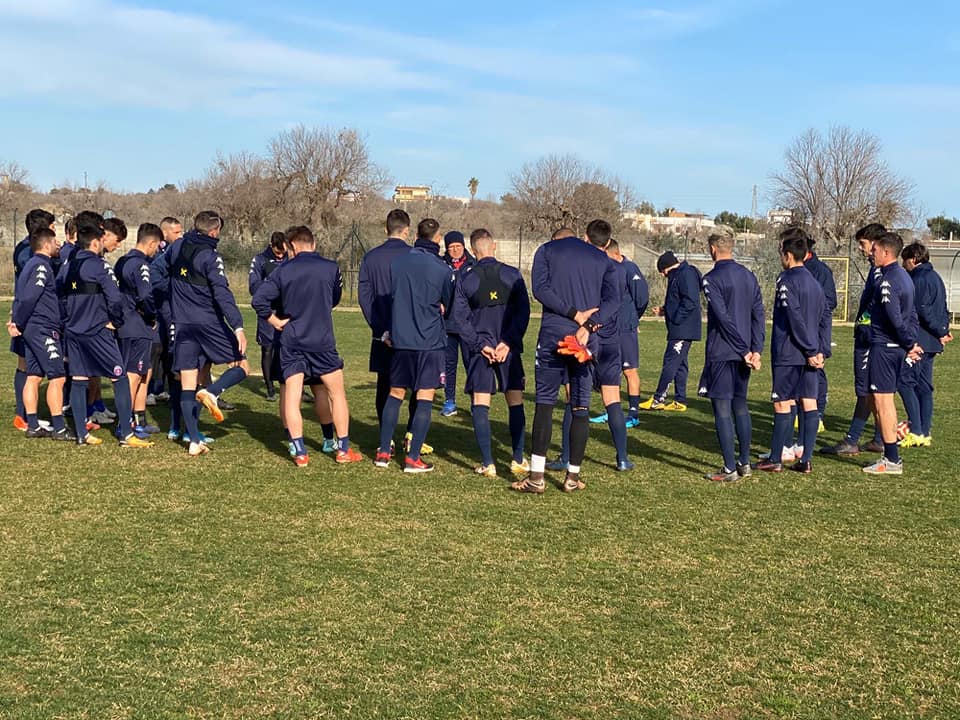 Casarano Calcio, allenamento