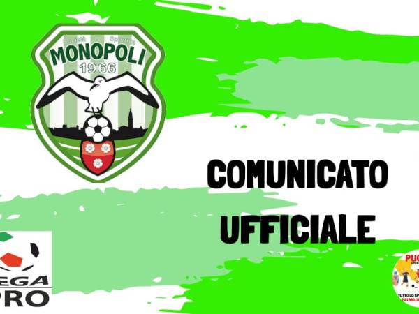 CALCIO – Il Monopoli è pronto a ripartire, effettuati i test&nbsp;medici