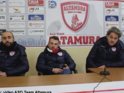 CALCIO – T. Altamura, il presidente Calia: “Non ha alcun senso pensare al proseguo del campionato”